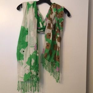 DVF linen scarf!